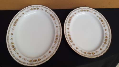 Pair of beautiful Noritake platters.