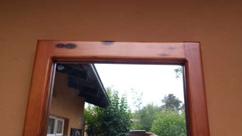 Beautiful oregan pine mirror.