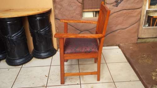 Pair of beautiful American oak chairs.