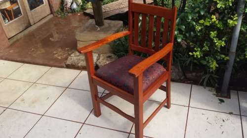 Pair of beautiful American oak chairs.