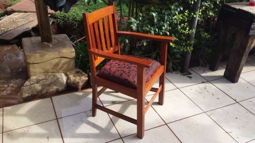 Pair of beautiful American oak chairs.