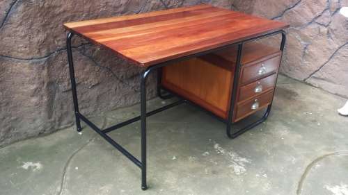 Beautiful old schoold teachers desk.