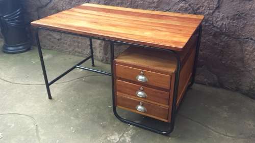 Beautiful old schoold teachers desk.