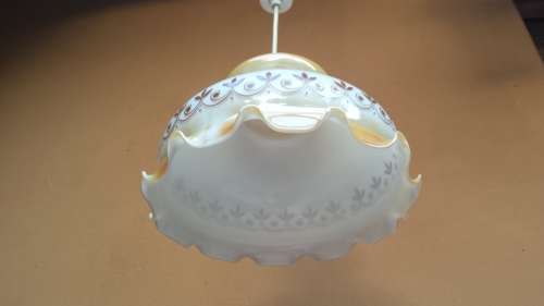 Beautiful retro glass ceiling light