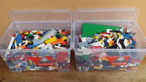 Large collection of Lego.