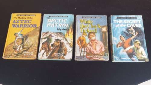 4 X Old Hardy Boy books.