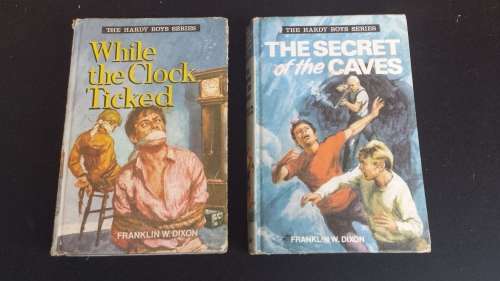 4 X Old Hardy Boy books.