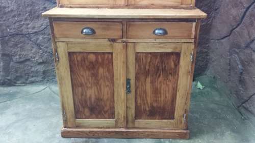 Awesome old oregan pine kitchen cupboard.