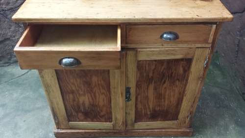 Awesome old oregan pine kitchen cupboard.