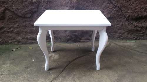 Lovely white side table.