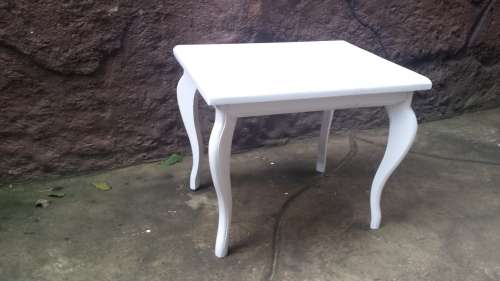 Lovely white side table.