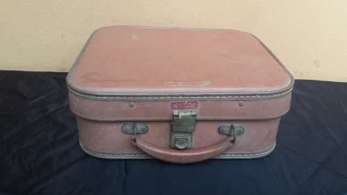 Old case of bowling balls.