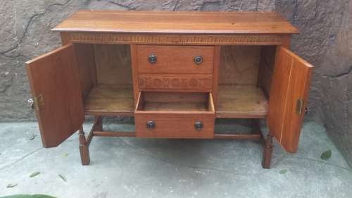 Beautiful old wooden sideboard.