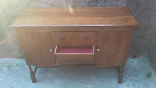 Beautiful old wooden sideboard.