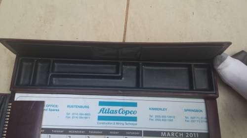 Awesome old desk pad.