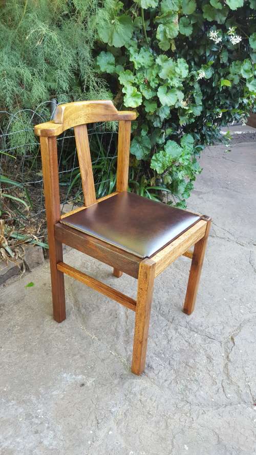 Beautiful old wooden office chair.