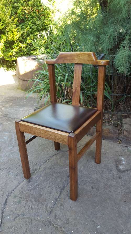 Beautiful old wooden office chair.
