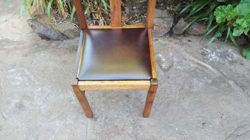 Beautiful old wooden office chair.
