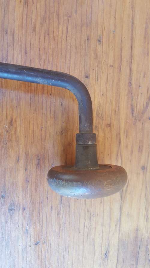 Old hand operated drill.