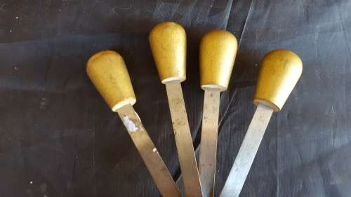 Set of 4 old shoe stretchers.