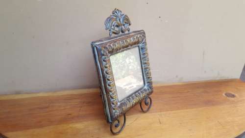 Beautiful metal standing frame.