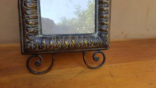 Beautiful metal standing frame.