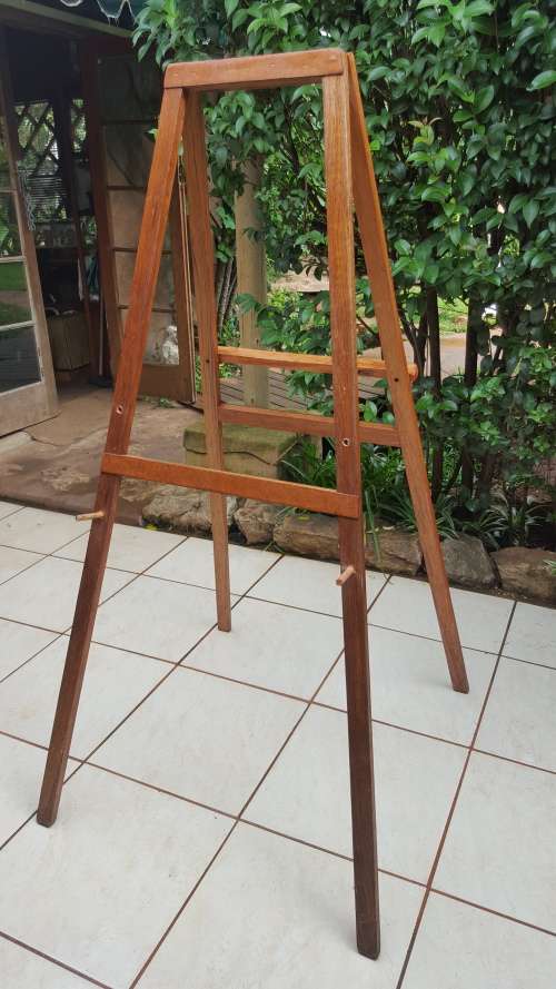 Lovely old double wooden easel.