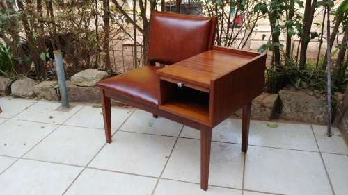 Beautiful Retro wooden telephone table.