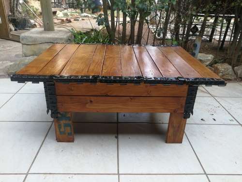 Lovely once off creation - rustic coffee table.