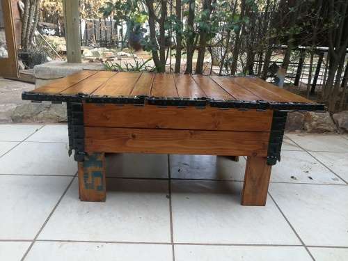 Lovely once off creation - rustic coffee table.