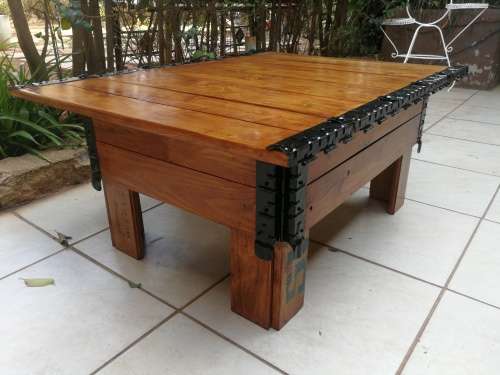 Lovely once off creation - rustic coffee table.