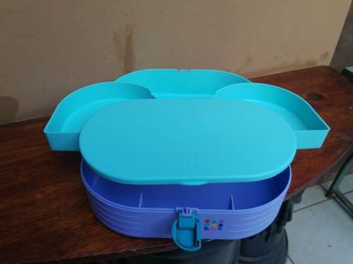 Lovely plastic jewellery box.