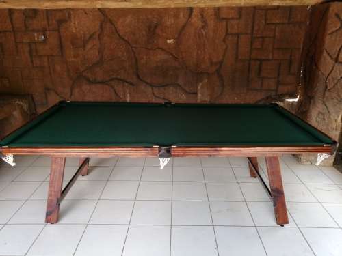 Beautiful, large, old fold up snooker table.