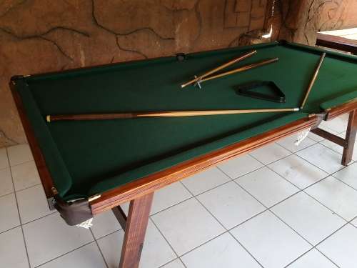 Beautiful, large, old fold up snooker table.