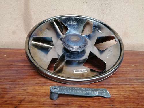 Gas bottle cooker plate.