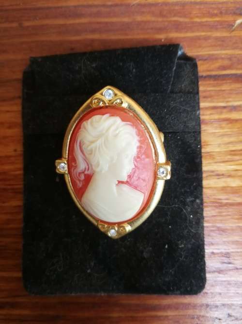 Beautiful old cameo broach.