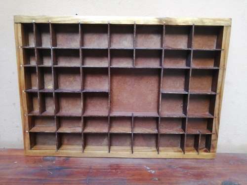 Lovely dark and light printers tray.