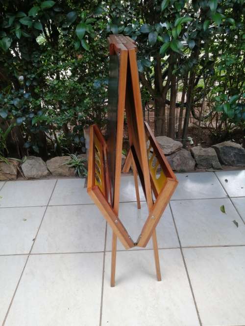 Old kids double sided blackboard.