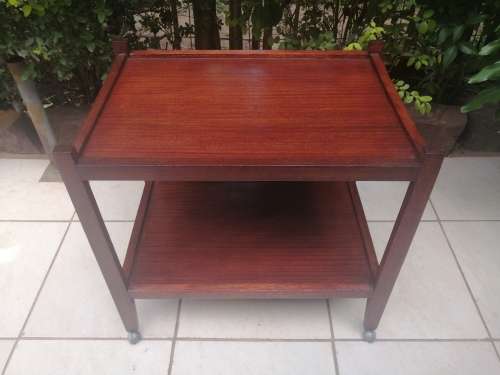 Vintage tea trolley and hot tray.