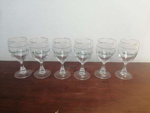Beautiful set of 6 Irish coffee glasses.