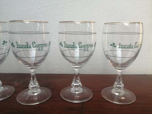 Beautiful set of 6 Irish coffee glasses.