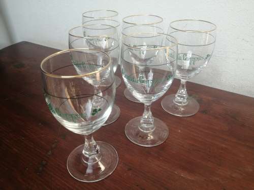 Beautiful set of 6 Irish coffee glasses.