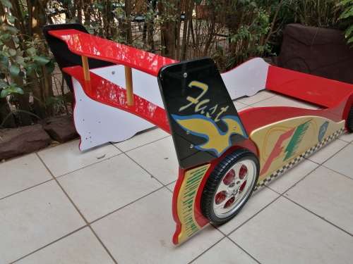 Awesome kids Ferrari bed.