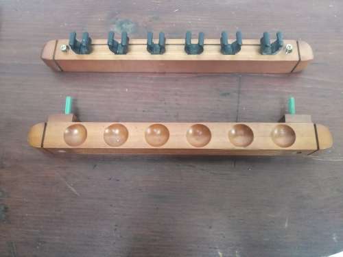 Snooker cue holder.