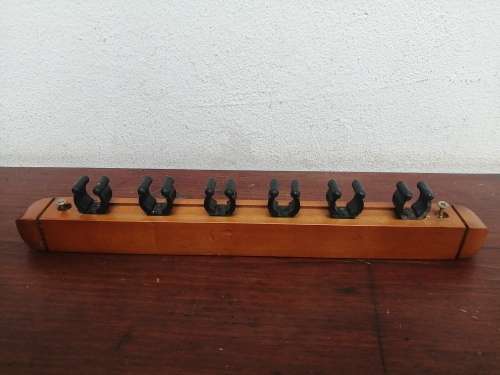 Snooker cue holder.