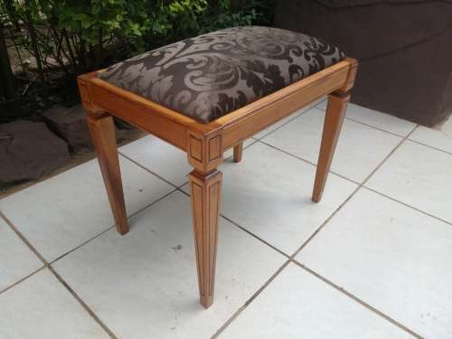 Beautiful, vintage dressing table stool.