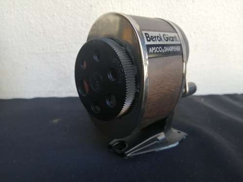Berol Giant pencil sharpener.