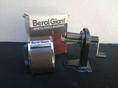Berol Giant pencil sharpener.