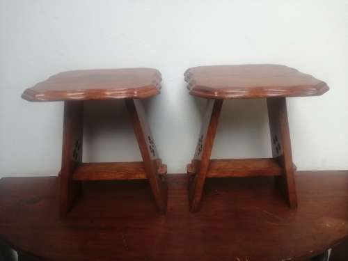 Beautiful pair of vintage side tables.