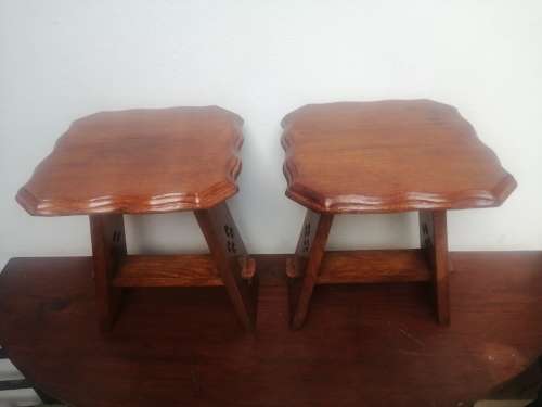 Beautiful pair of vintage side tables.